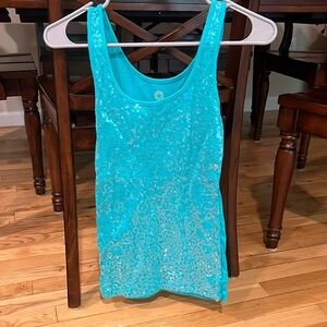Old navy sparkly tank top